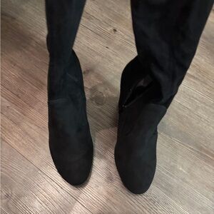 Black Over the Knee Boots size 8